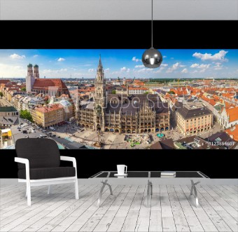 Picture of Munich city skyline panorama Munich Germany